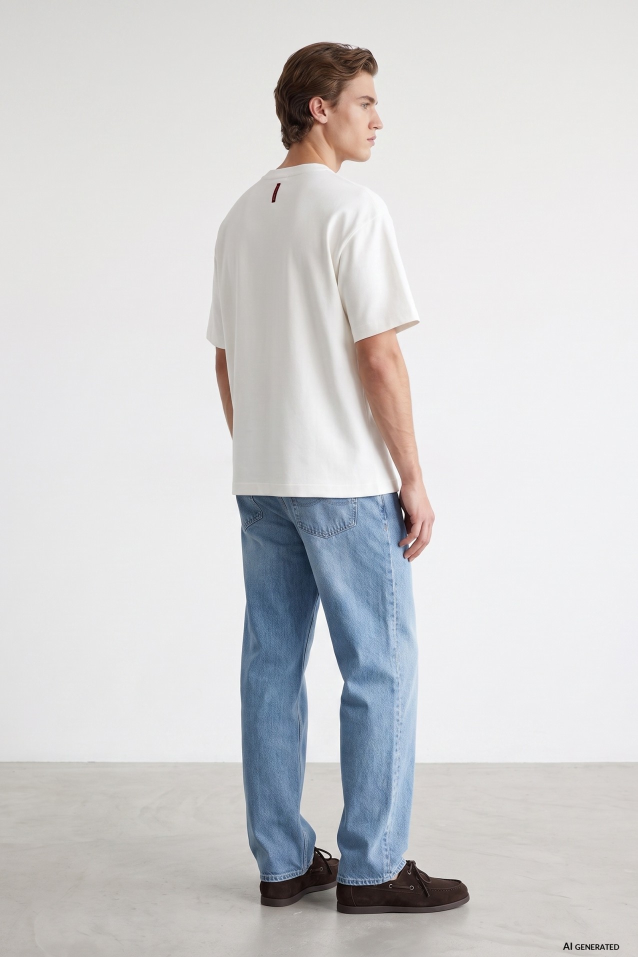 Relaxed fit baggy jeans