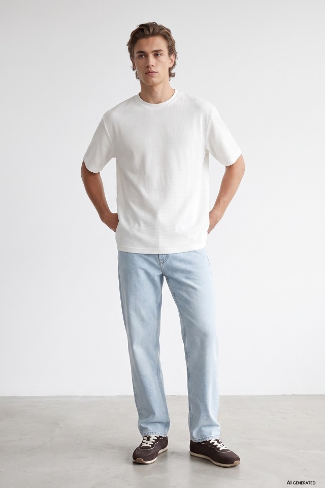Light Blue Baggy Jeans