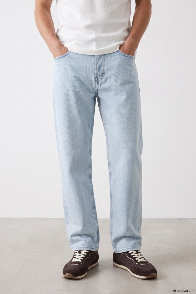 Light Blue Baggy Jeans Light Blue Baggy Jeans