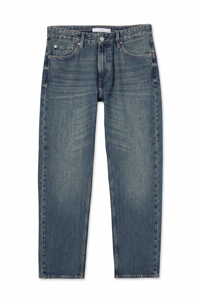 Straight Leg Blue Jeans Straight Leg Blue Jeans
