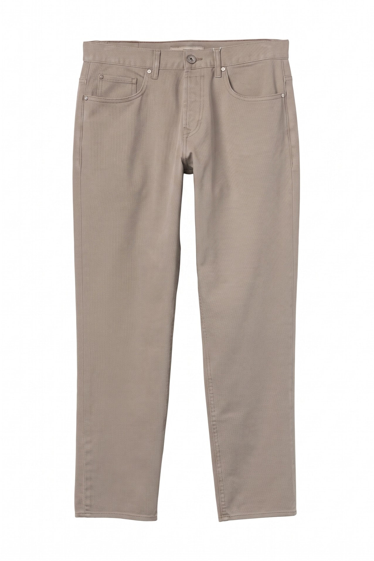 Loose Fit Beige Trousers