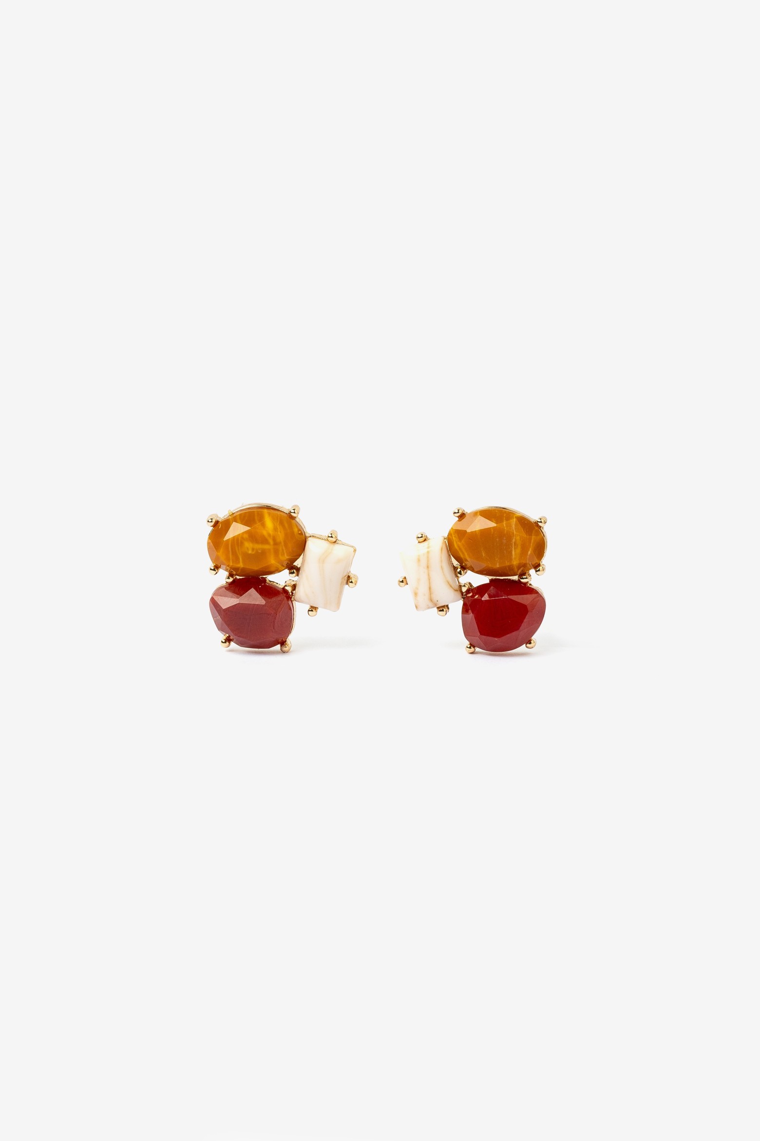 Colorful Chunky Stud Earrings