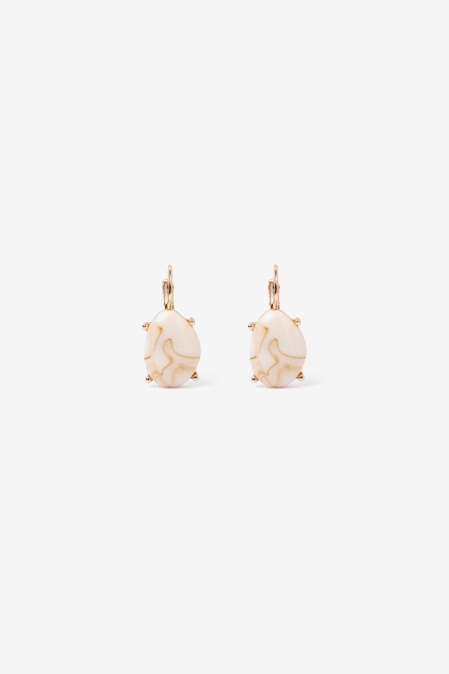 Chunky Gold Tone Earrings