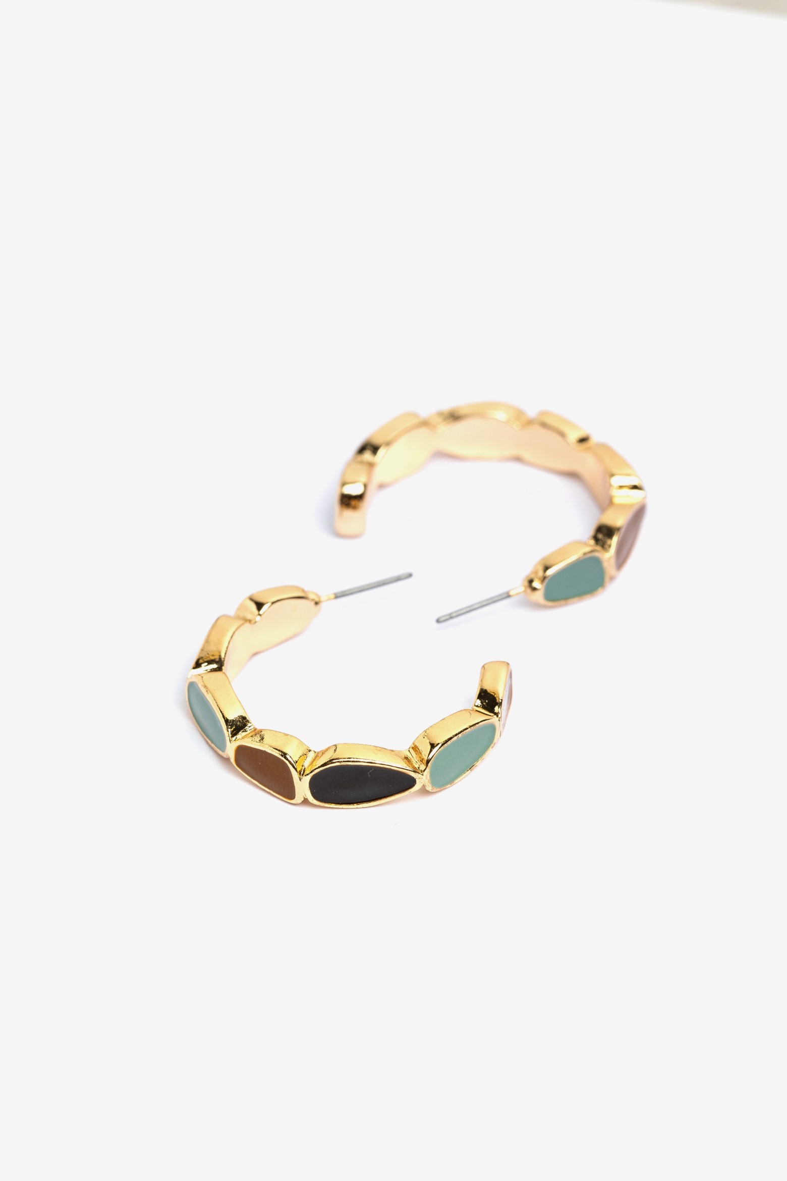 Chunky Gold Hoop Earrings