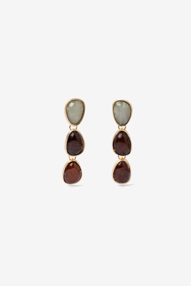 Gold-Toned Drop Earrings
