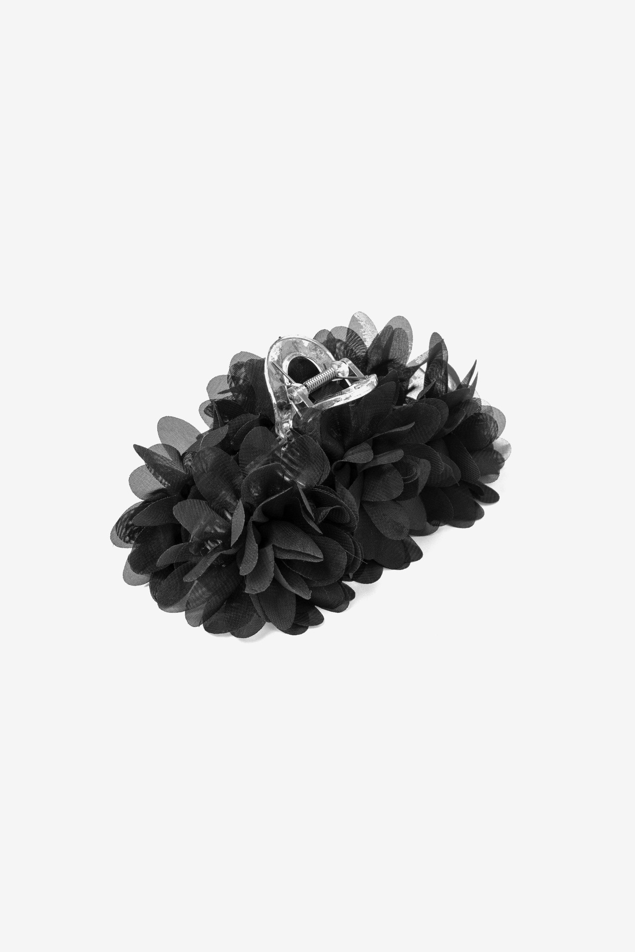 Black Floral Hair Clip