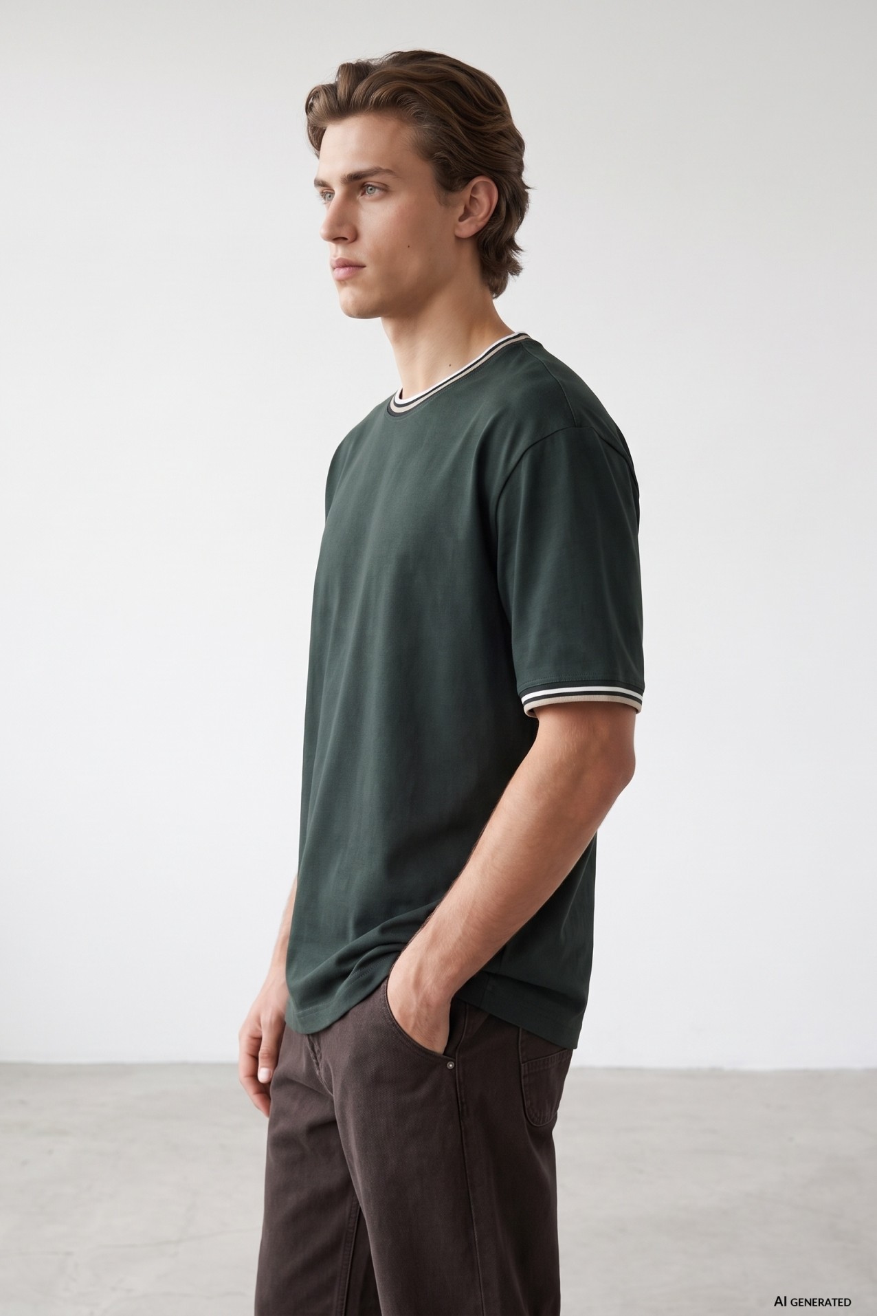 Green Regular Fit T-shirt
