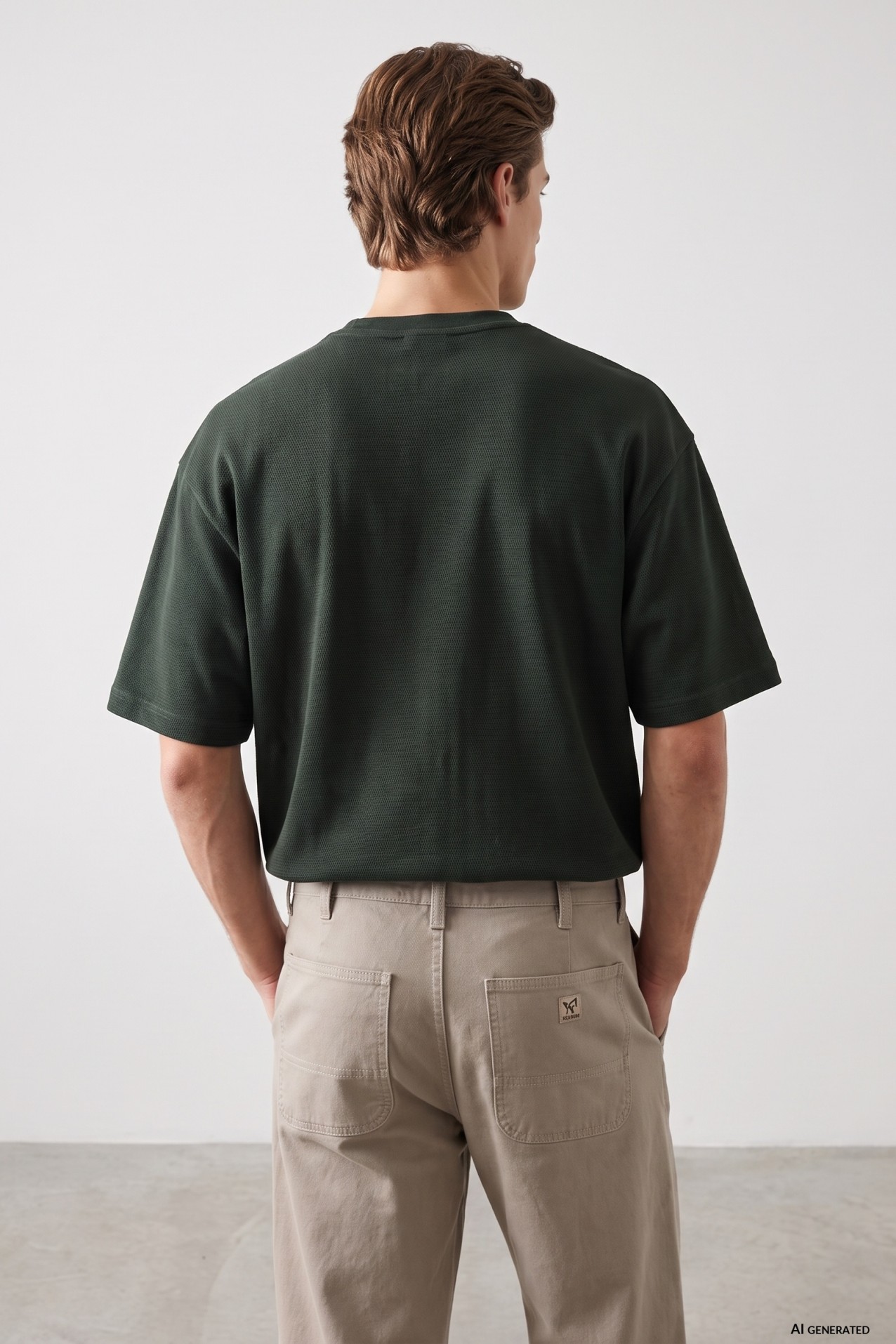 Green Oversize Short Sleeve Tee