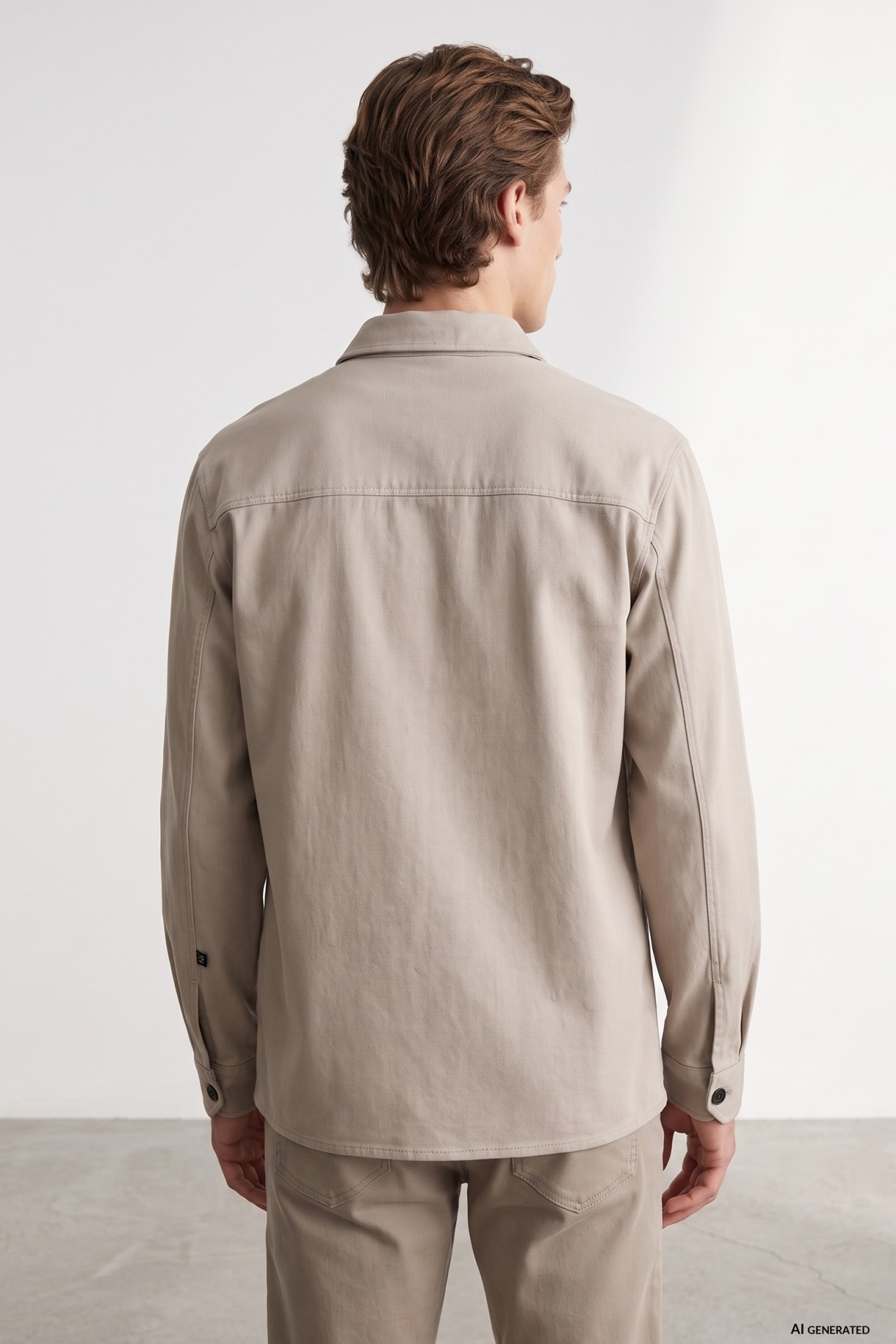 Beige Relaxed Fit Shirt