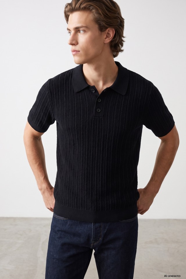 Navy Short Sleeve Polo Navy Short Sleeve Polo