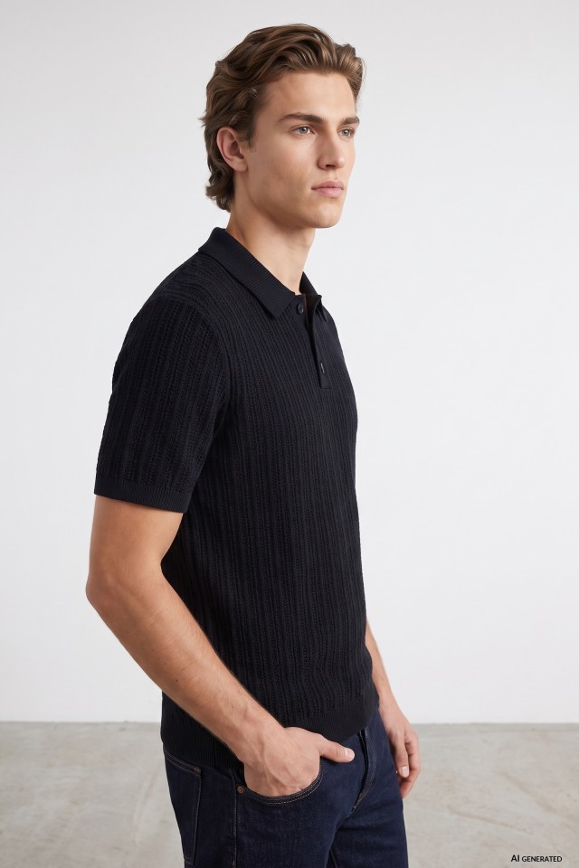 Navy Short Sleeve Polo Navy Short Sleeve Polo