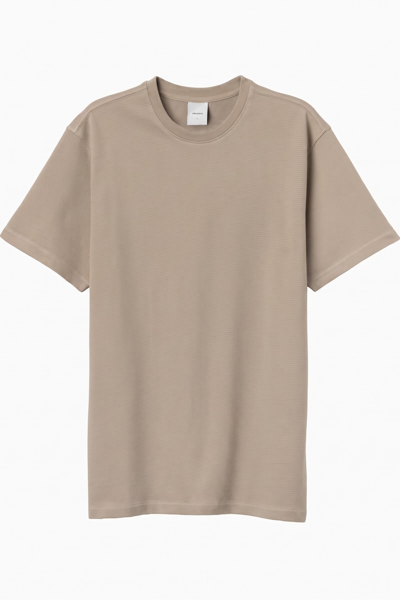 Beige Regular Fit T-shirt