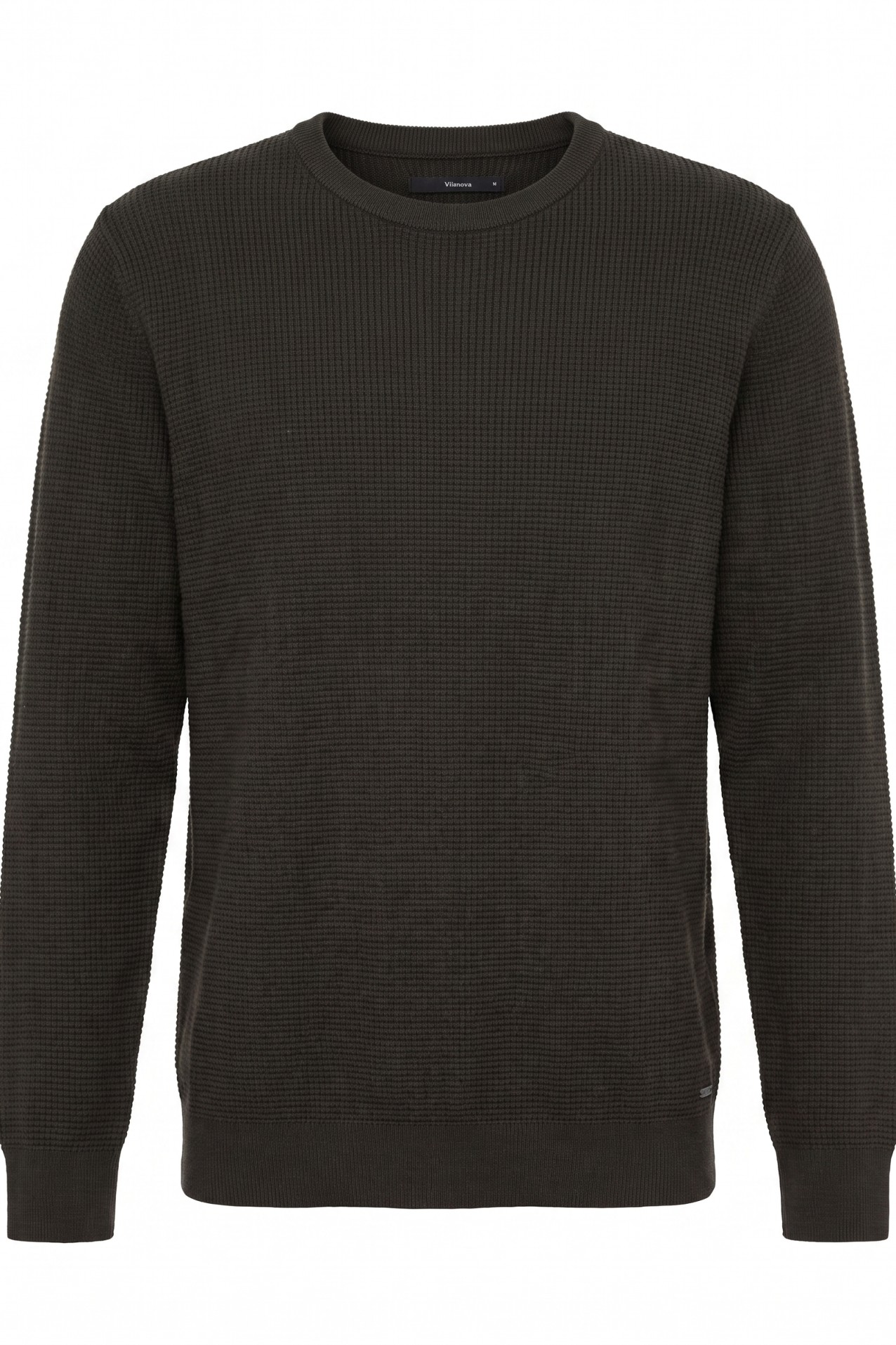 Green Knitted Crewneck Sweater