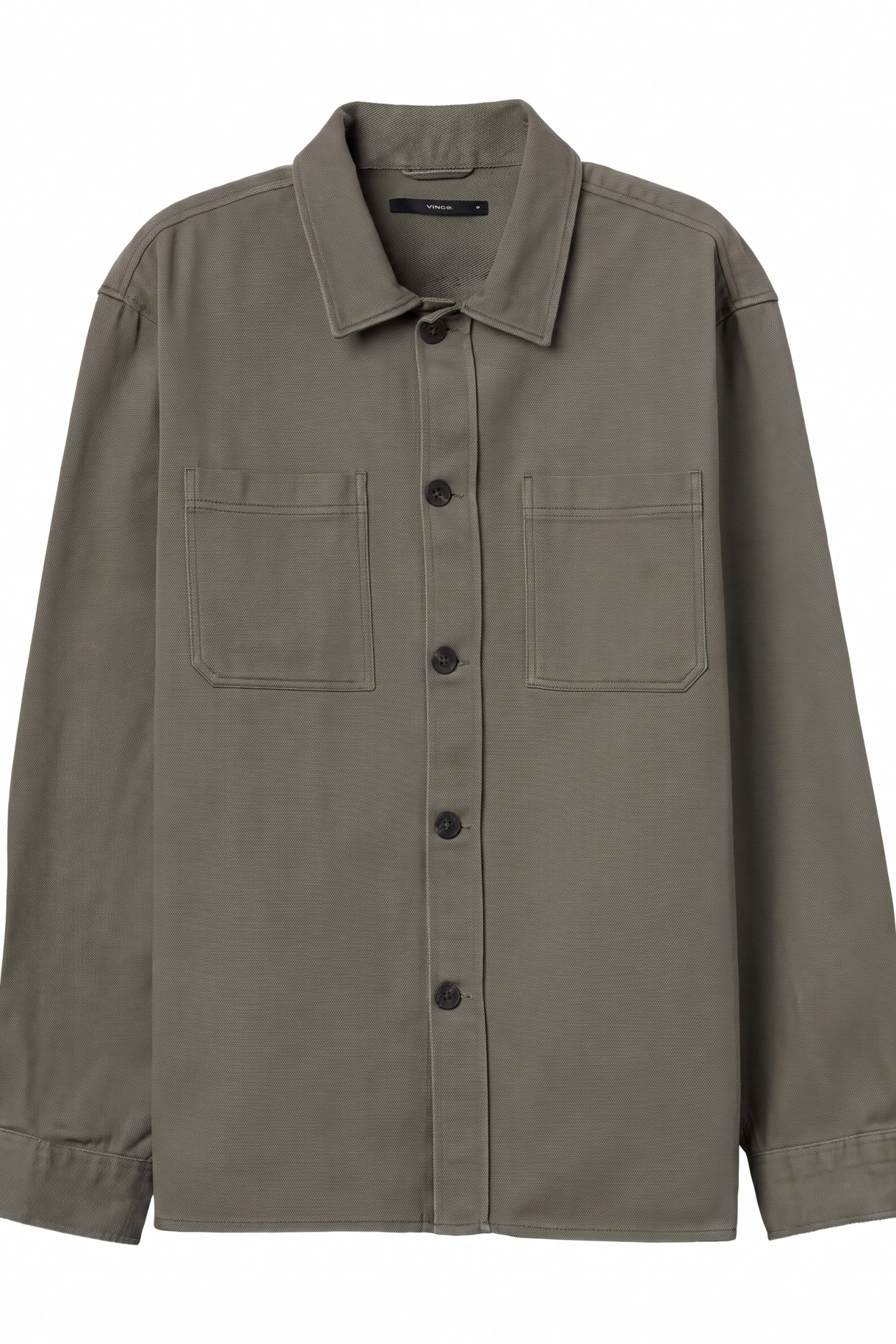 Relaxed Green Long Sleeve Shirt