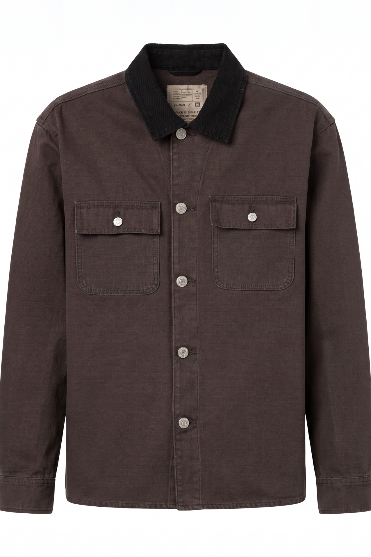 Brown Relaxed Fit Shirt