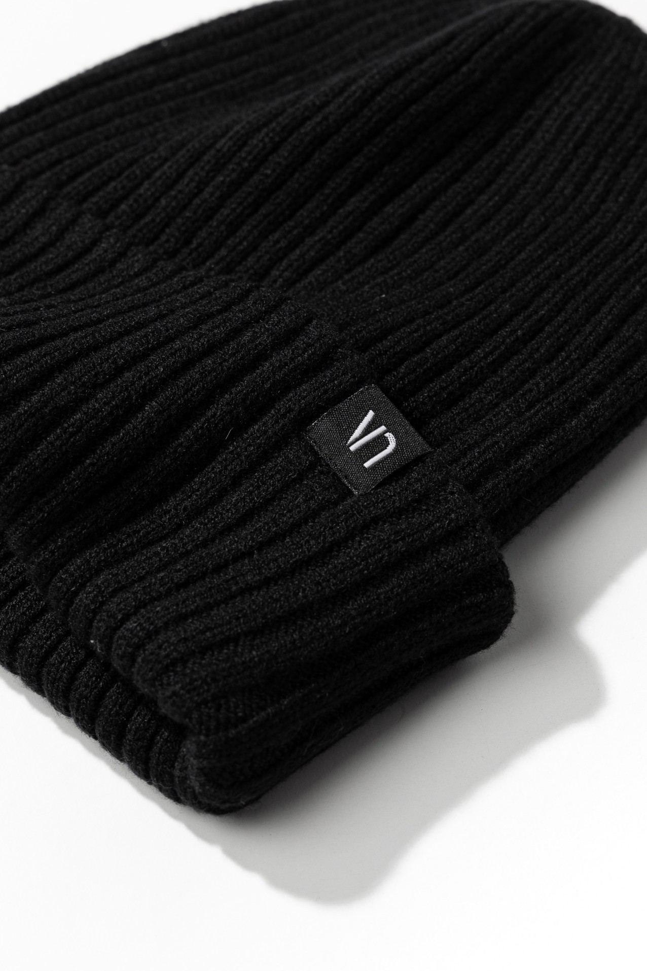 Gorro negro de punto