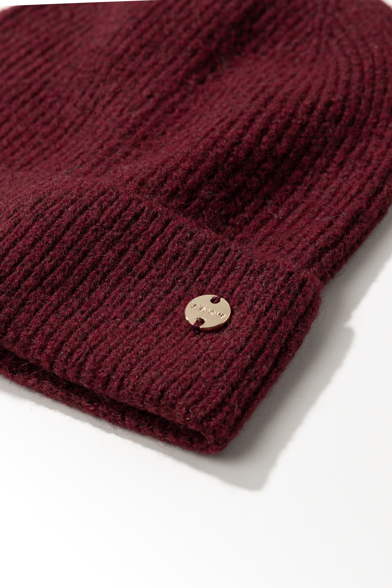 Burgundy Knit Beanie