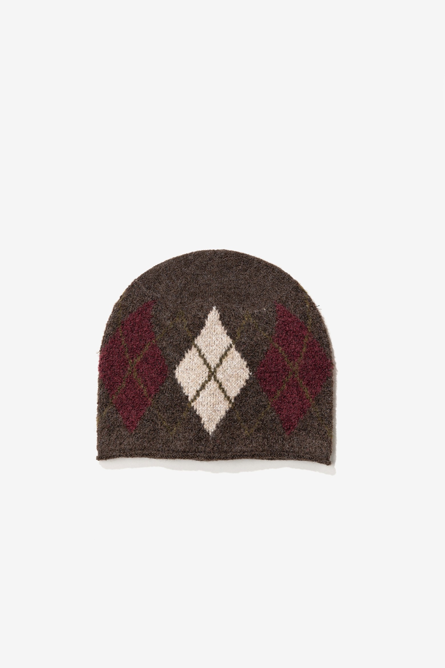 Gorro de punto argyle