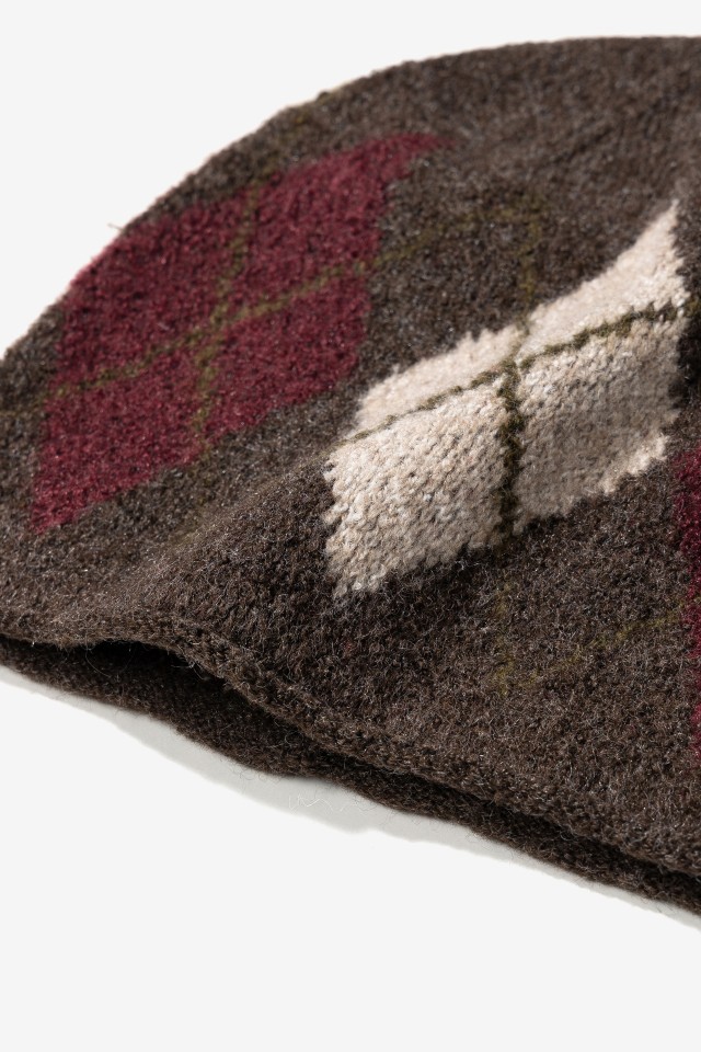 Gorro de punto argyle Gorro de punto argyle