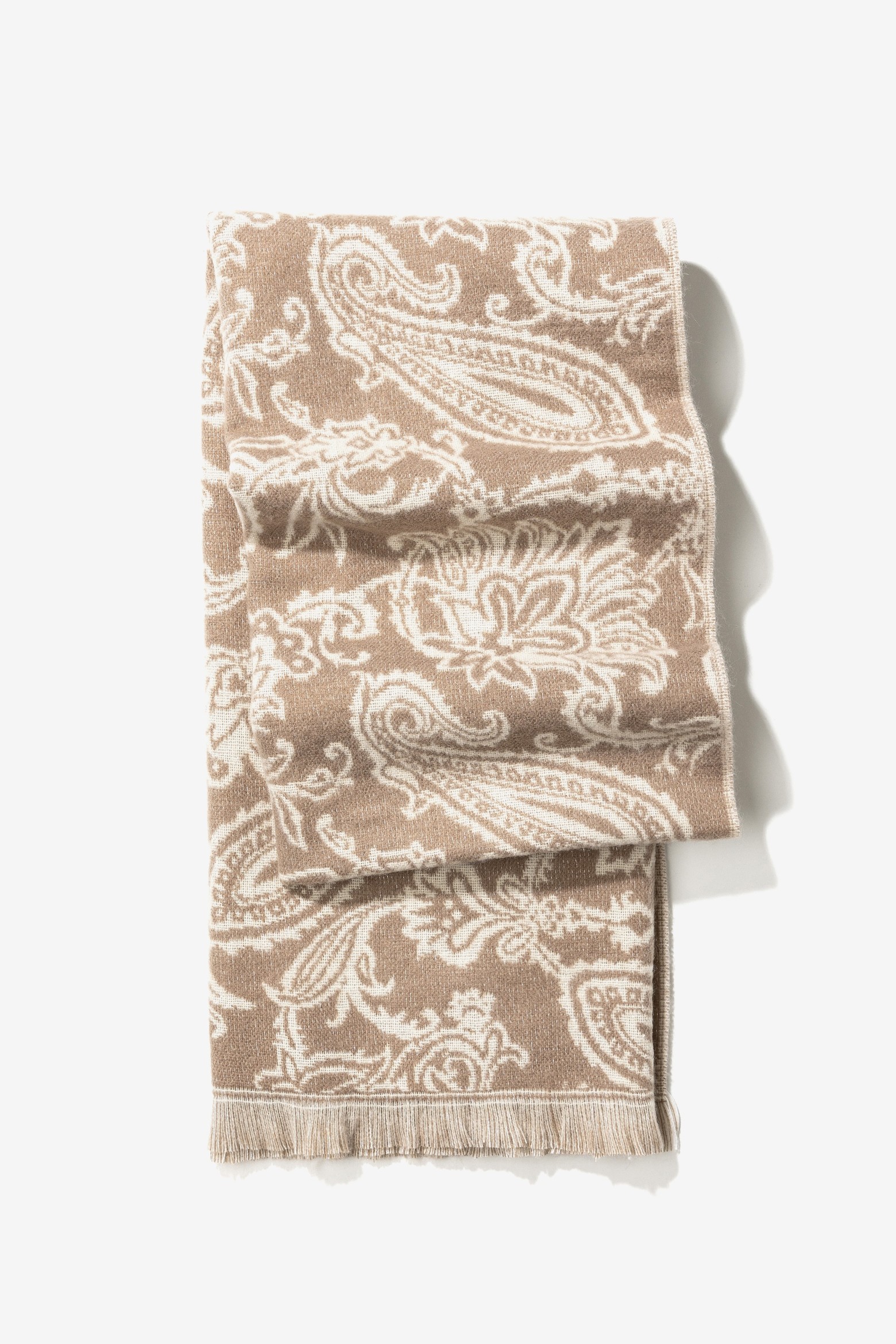 Brown Paisley Scarf