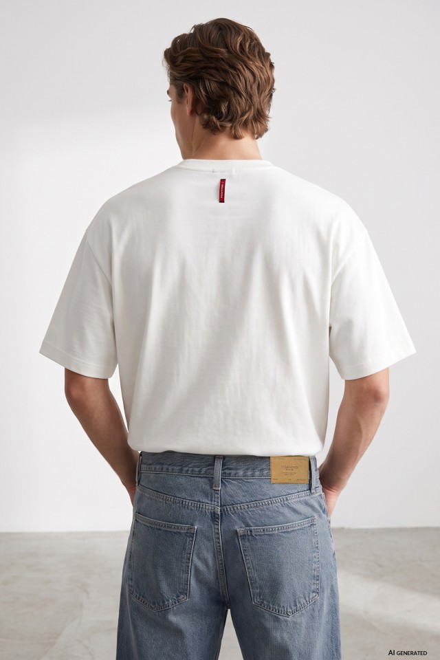 Beige Relaxed Fit T-shirt Beige Relaxed Fit T-shirt