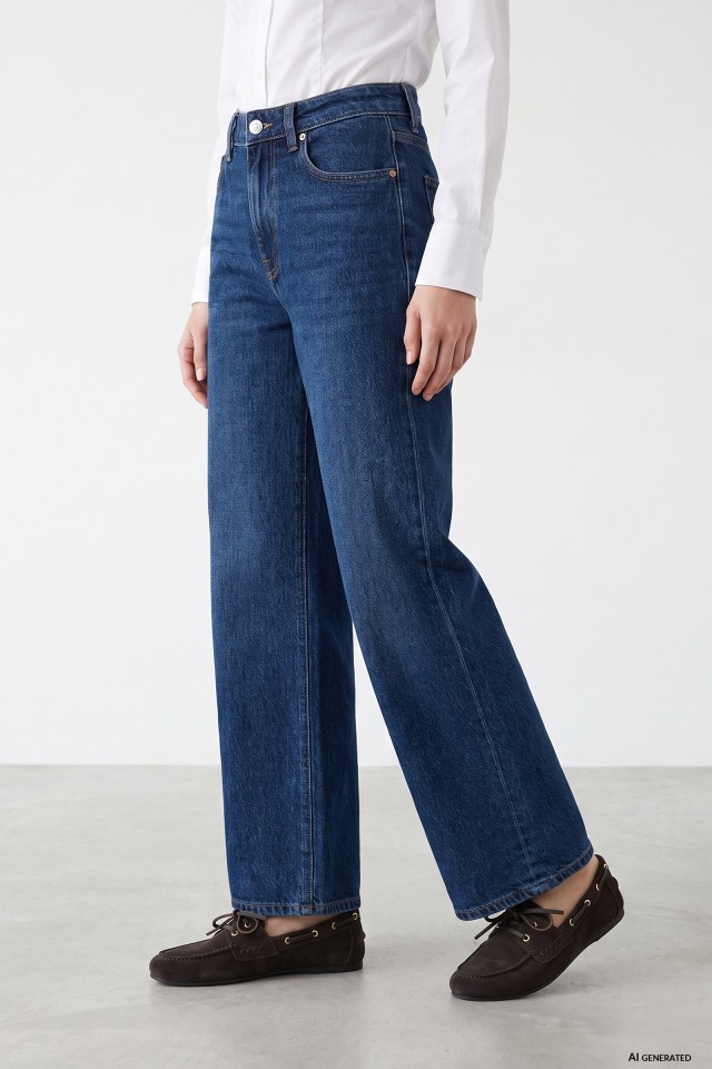 Wide Leg Culotte Jeans Wide Leg Culotte Jeans