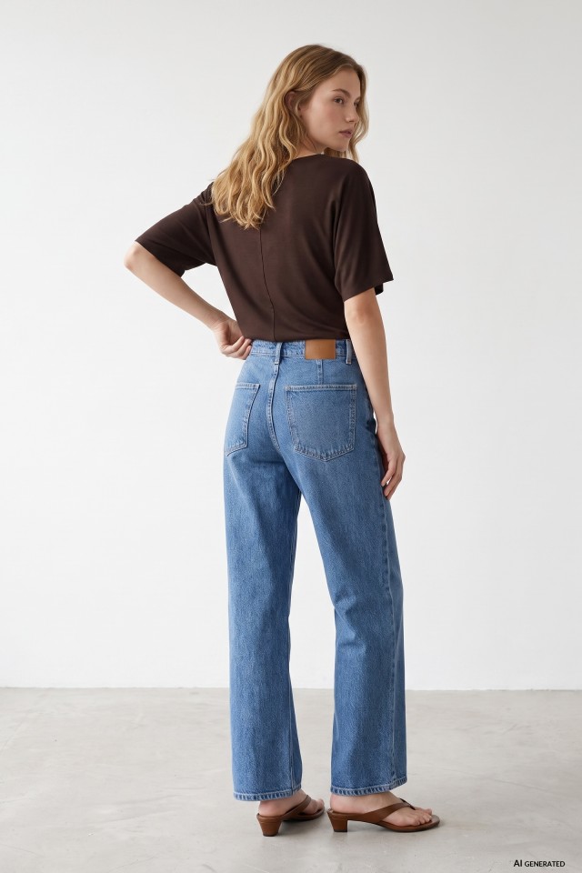 Blue Culotte Jeans Blue Culotte Jeans