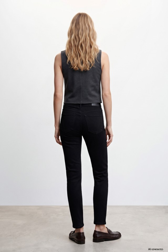 Black Mom Slim Jeans Black Mom Slim Jeans