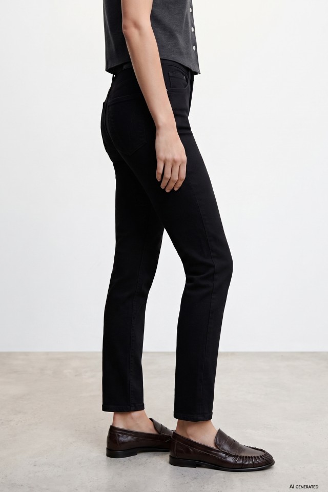 Black Mom Slim Jeans Black Mom Slim Jeans