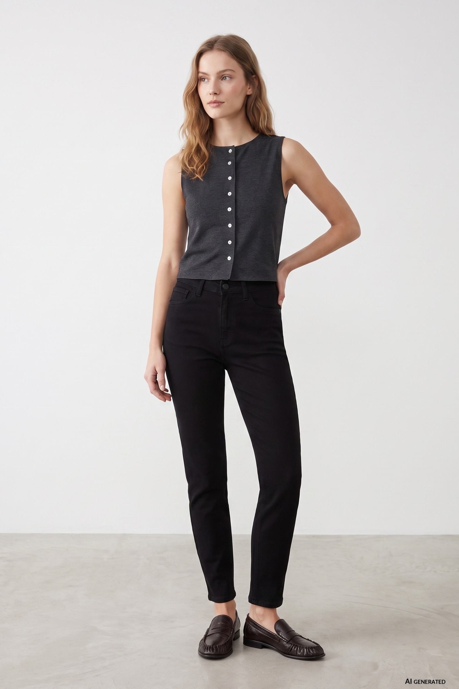 Black Mom Slim Jeans