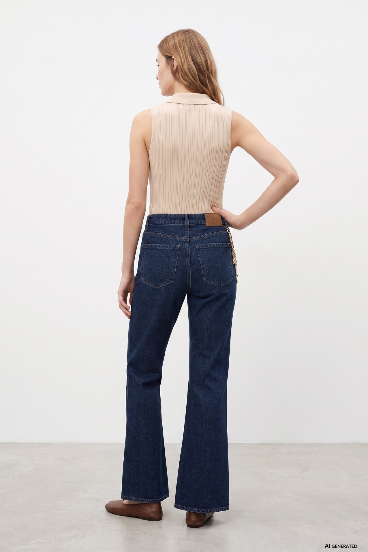 Dark Flare Jeans Vibe