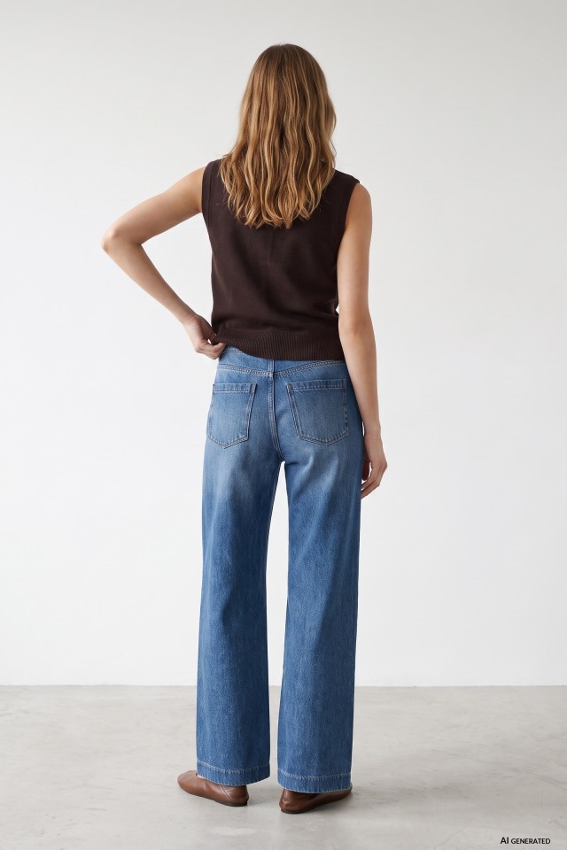 Wide Leg Palazzo Jeans Wide Leg Palazzo Jeans