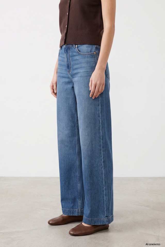 Wide Leg Palazzo Jeans Wide Leg Palazzo Jeans