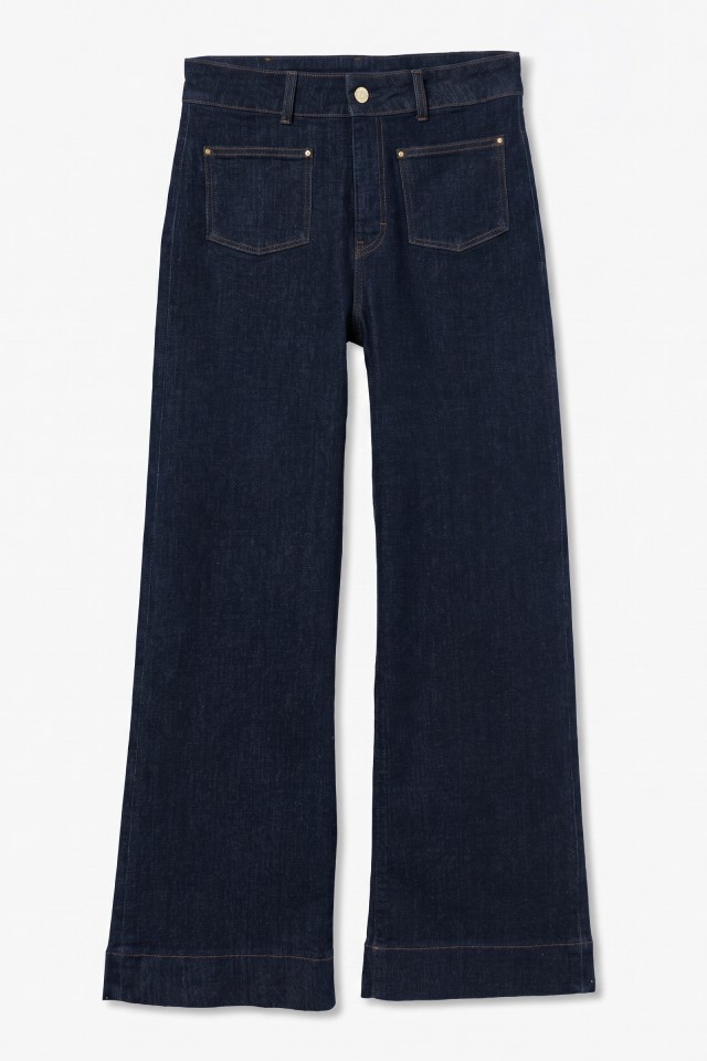 Dark Blue Wide Jeans Dark Blue Wide Jeans