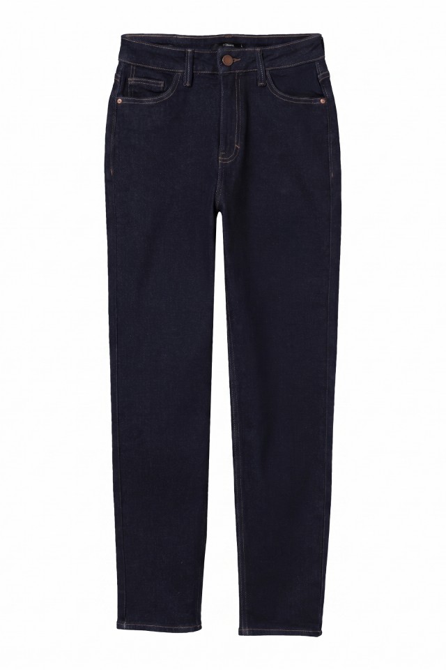 Dark Blue Mom Slim Jeans Dark Blue Mom Slim Jeans