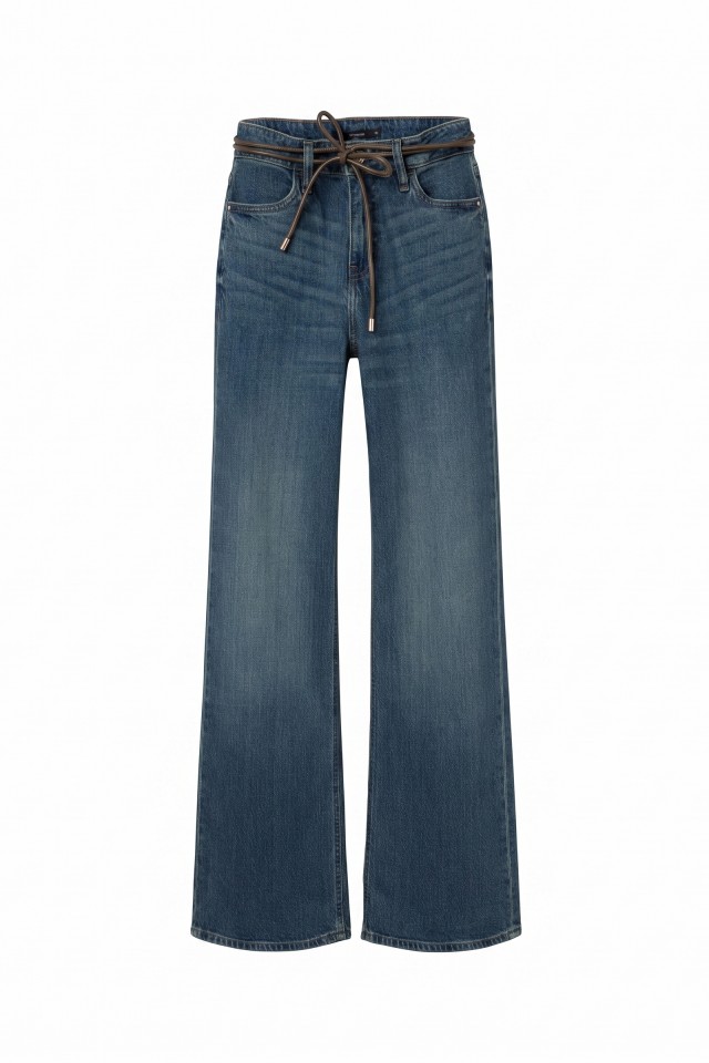 Wide Leg Jeans With Belt Wide Leg Jeans With Belt
