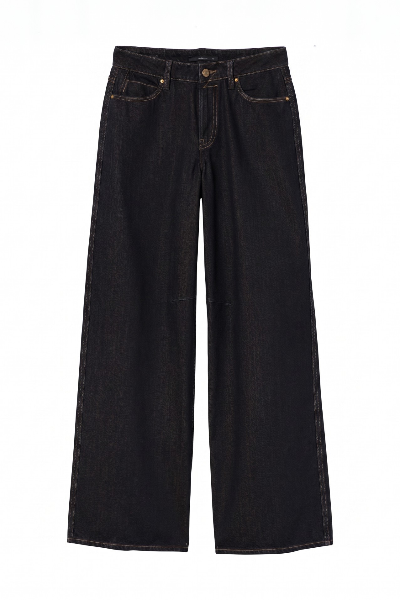 Wide Leg Dark Jeans