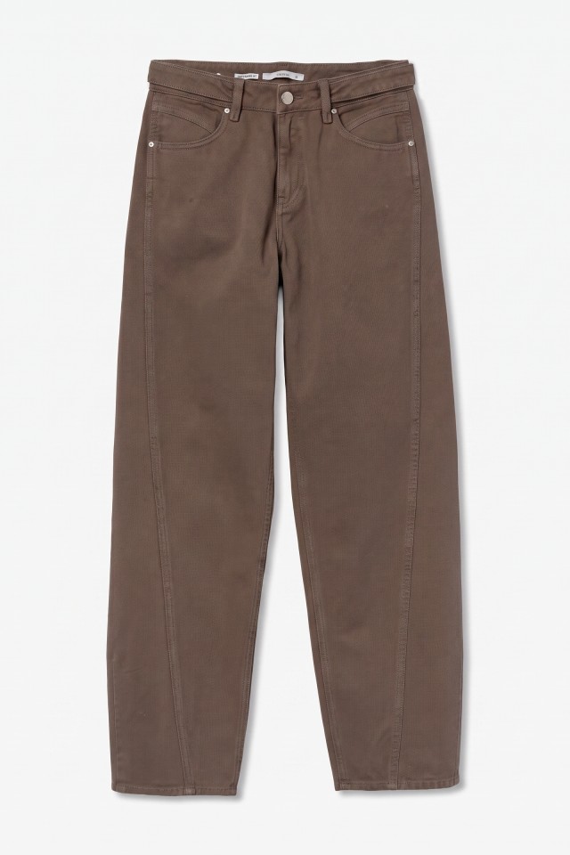 Barrel Cut Brown Jeans Barrel Cut Brown Jeans