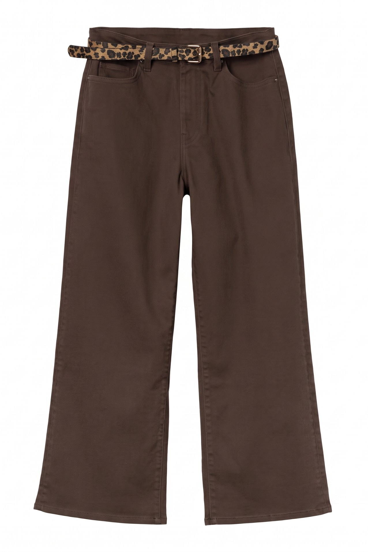 Brown Culotte Jeans
