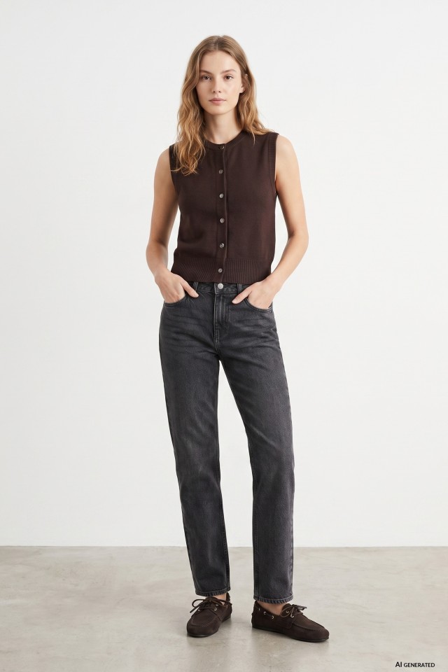 Straight Fit Black Jeans Straight Fit Black Jeans