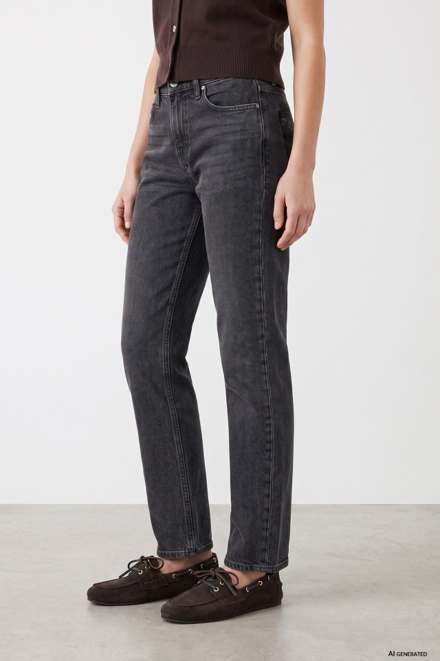 Straight Fit Black Jeans Straight Fit Black Jeans