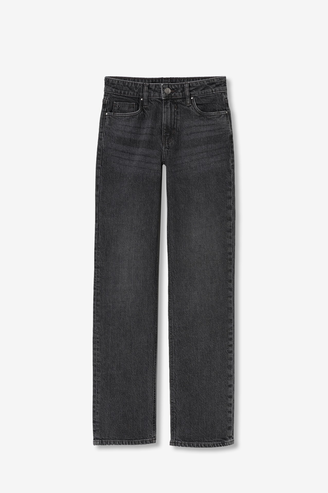 Straight Fit Black Jeans