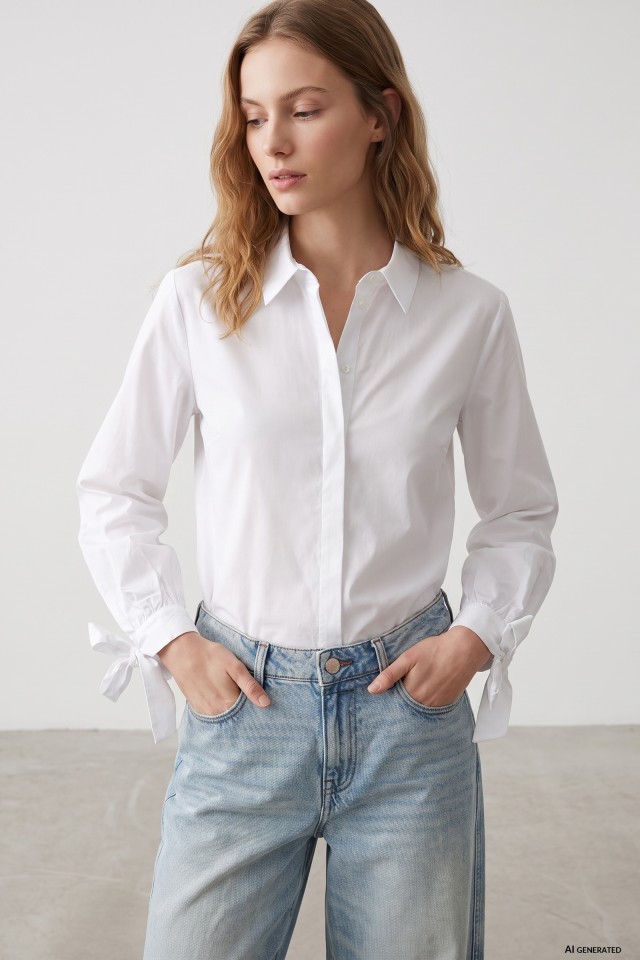 White Regular Fit Shirt