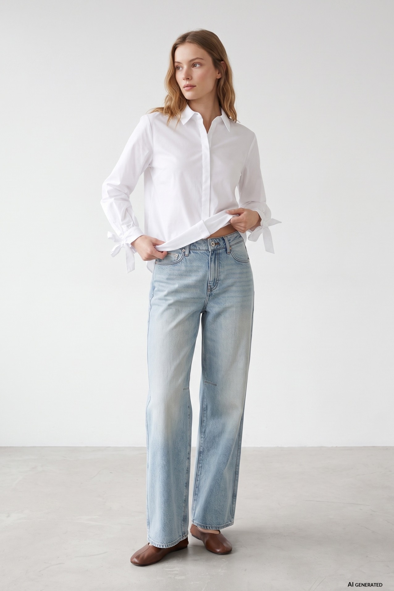 White Regular Fit Shirt