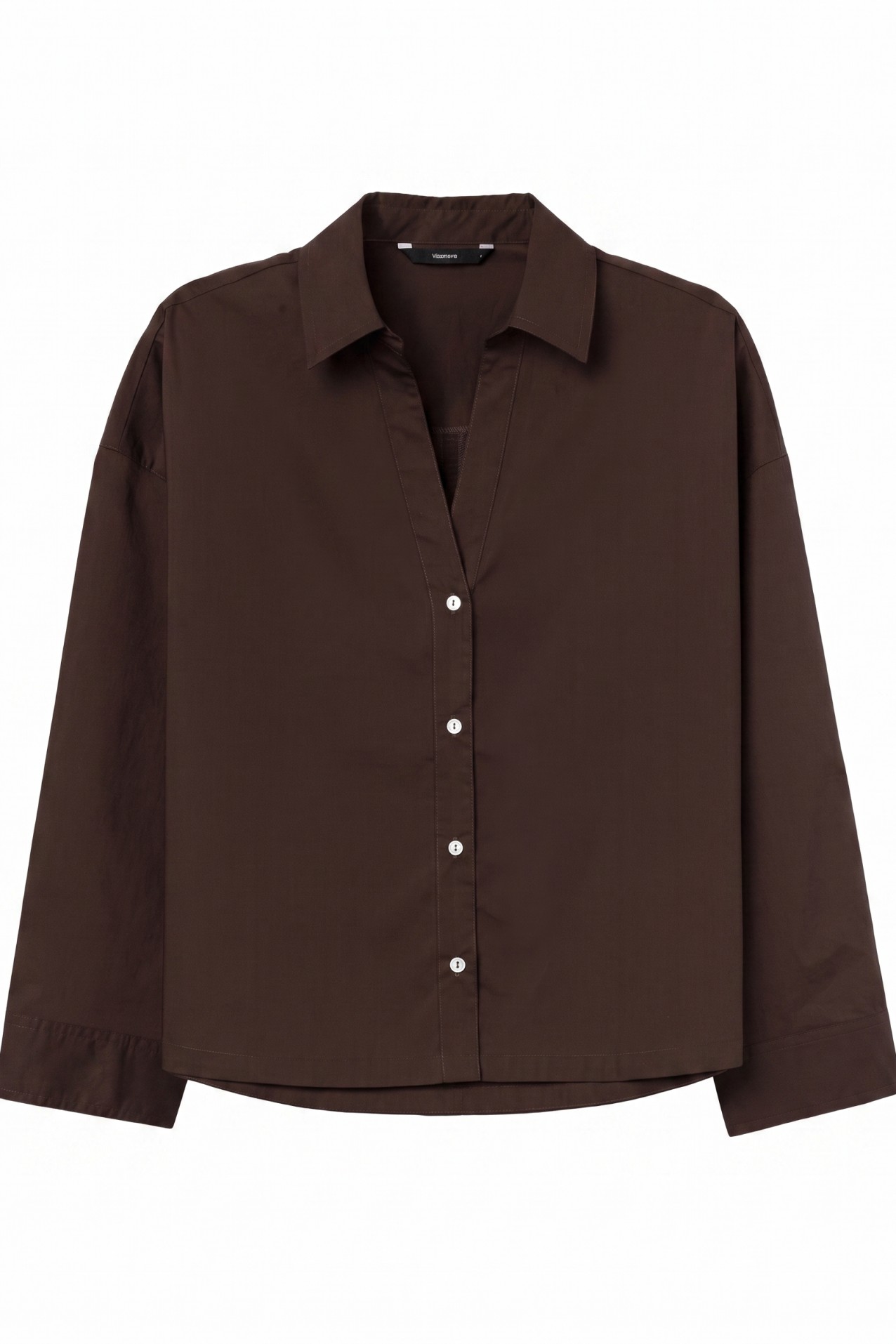 Brown Relaxed Fit Shirt