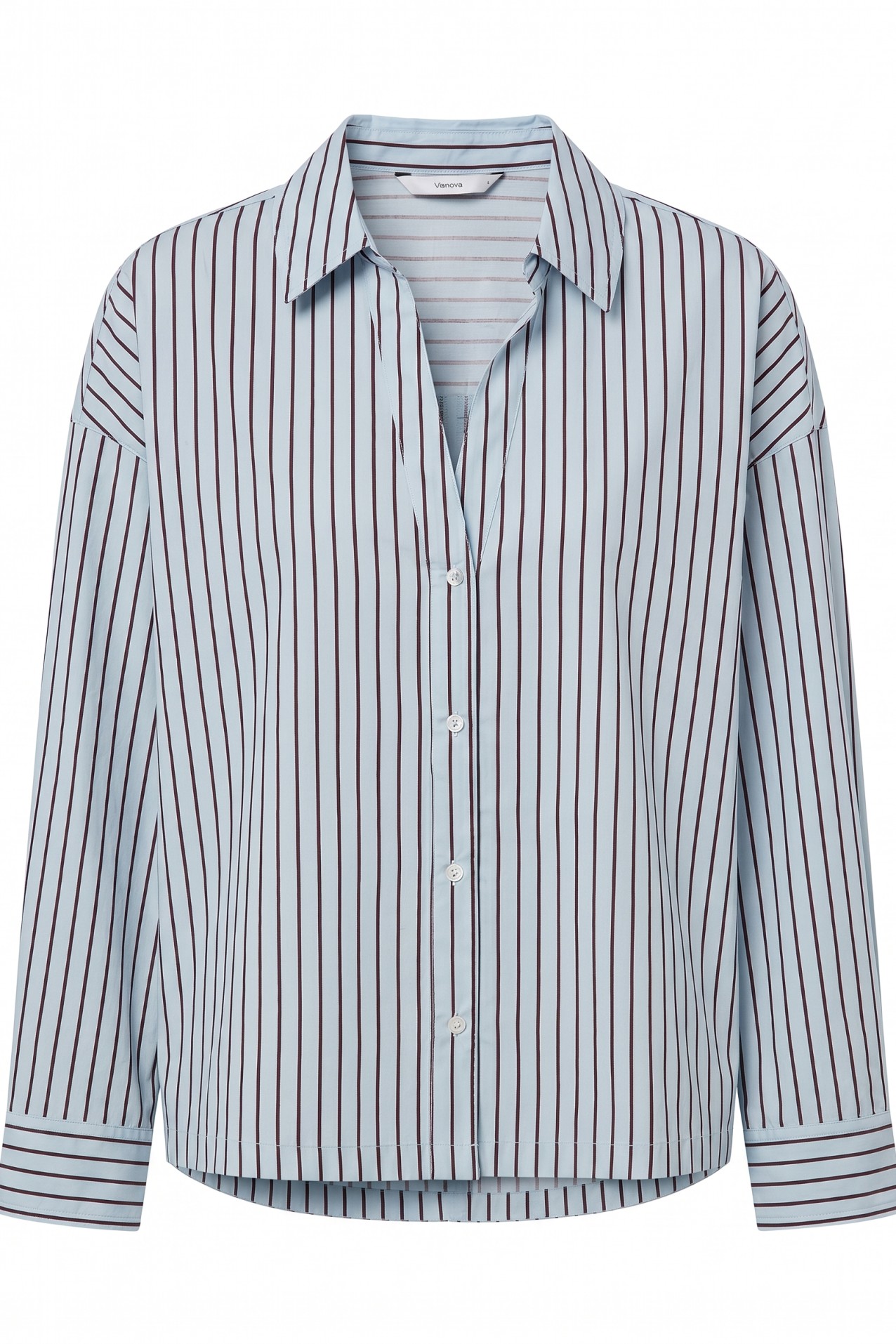 Relaxed Blue Striped Shirt