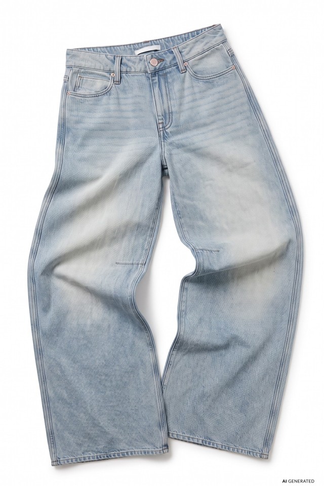 Wide Leg Denim Jeans Wide Leg Denim Jeans
