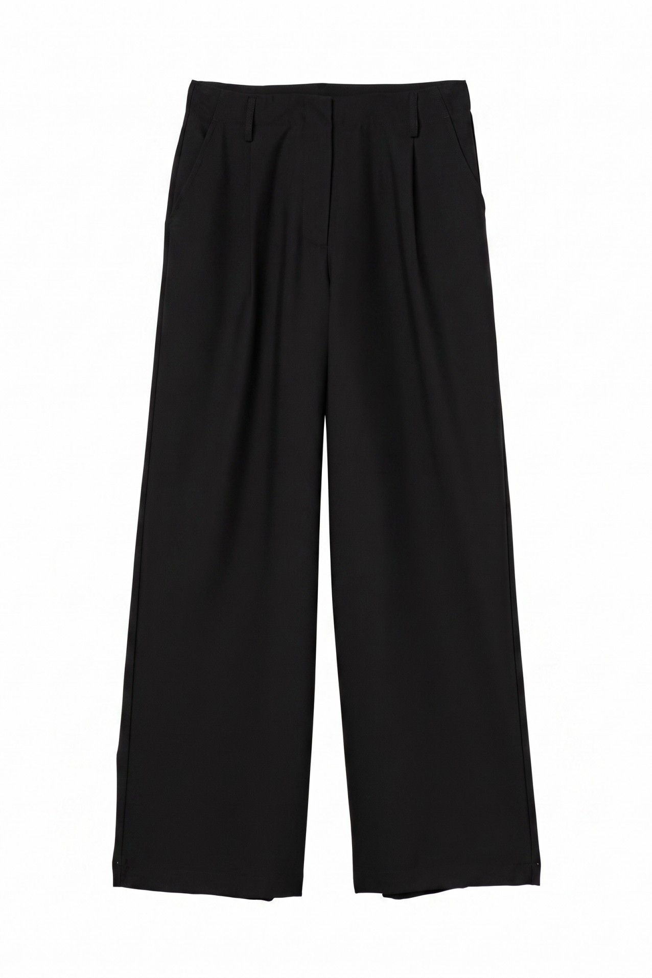 Black Wide Leg Trousers