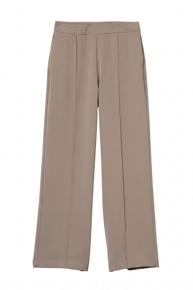 Beige Wide Leg Trousers Beige Wide Leg Trousers