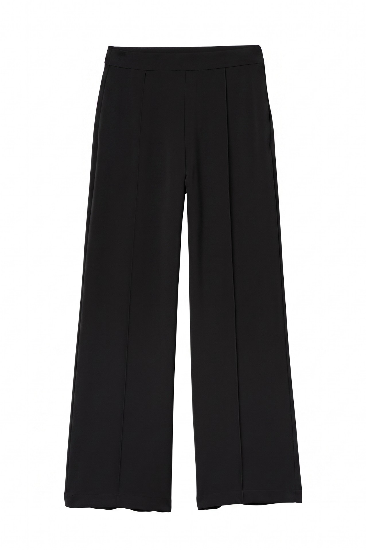 Black Wide Leg Trousers